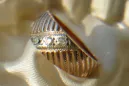 Vintage rose pink 14k 585 gold earrings vec186 alexandrite ruby emerald sapphire ...