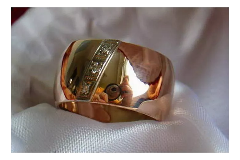 Vintage rose pink 14k 585 gold earrings vec187 alexandrite ruby emerald sapphire ...