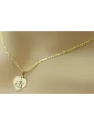 Colgante ★ Angel medallón icono zlotychlopak.pl ★ Oro 585 333 precio bajo
