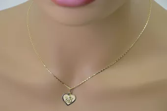 Angel medallion icon pendant ★ zlotychlopak.pl ★ Gold 585 333 low price