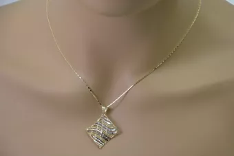 Auksinis pakabukas ★ złochlopak.pl ★ Aukso pavyzdys 585 333 maža kaina