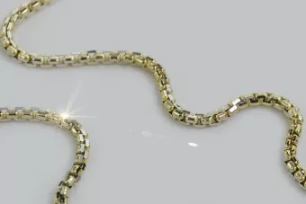 Lanț New Rope din aur galben italian de 14k cc078yw