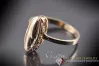 Russian Soviet rose pink 14k 585 gold Vintage ring vrn096
