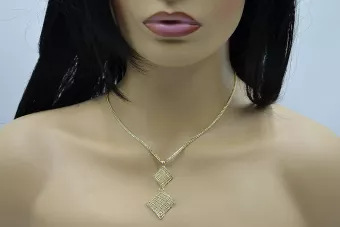 Auksinis pakabukas ★ złochlopak.pl ★ Aukso pavyzdys 585 333 maža kaina