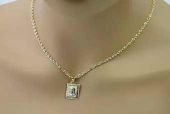 copy of Mother of God medallion & chain