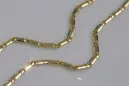 Italienische Diamantkette aus 14 Karat Gelbgold cc033y