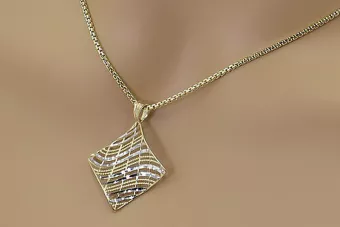 Zlatý přívěsek ★ goldpok.pl ★ zlatý vzorek 585 333 nízká cena