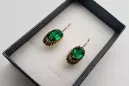 Russisches sowjetisches Silber Rosé vergoldet 925 Alexandrit Rubin Smaragd Saphir Aquamarin Zirkon ... Ohrringe vec047rp