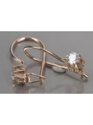 Russisches sowjetisches Silber Rosé vergoldet 925 Alexandrit Rubin Smaragd Saphir Aquamarin Zirkon ... Ohrringe vec053rp