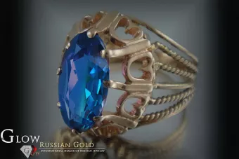 Russian Soviet rose 14k 585 gold Alexandrite Ruby Emerald Sapphire Zircon ring  vrc008
