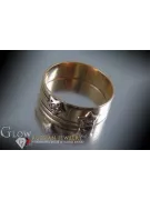Ruso Soviet rosa 14k 585 oro Alejandrita Rubí Esmeralda Zafiro Zircón anillo vrc010