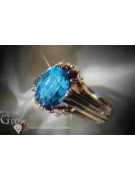 Russian Soviet rose 14k 585 gold Alexandrite Ruby Emerald Sapphire Zircon ring  vrc013