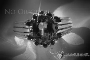 Russisch Sowjetrosa 14 Karat 585 Gold Alexandrit Rubin Smaragd Saphir Zirkon Ring vrc013
