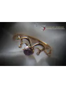 Anillo de zircón esmeralda esmeralda de oro ruso soviético 14k 585 de oro Alejandrita Esmeralda Zafiro vrc018
