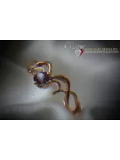 Russisch Sowjetrosa 14 Karat 585 Gold Alexandrit Rubin Smaragd Saphir Zirkon Ring vrc018