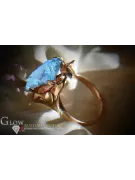 Sovieticul rus a crescut 14k 585 aur Alexandrite Ruby Emerald Safir Zircon inel vrc019