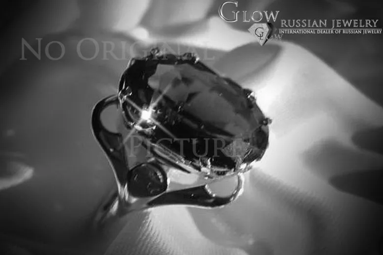 Russisch Sowjetrosa 14 Karat 585 Gold Alexandrit Rubin Smaragd Saphir Zirkon Ring vrc019