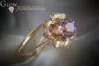 Russian Soviet Rose Gold Ring 14K Alexandrite Ruby Emerald Sapphire Zircon 585 vrc022