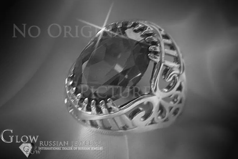 Ruso Soviet rosa 14k 585 oro Alejandrita Rubí Esmeralda Zafiro Zircón anillo vrc024