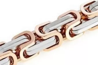 Cadena de oro soviética rosa rusa