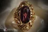 Russian Soviet Rose Gold Ring 14K Alexandrite Ruby Emerald Sapphire Zircon 585 vrc033
