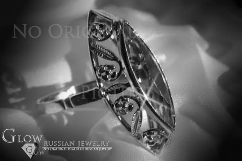 Russisch Sowjetrosa 14 Karat 585 Gold Alexandrit Rubin Smaragd Saphir Zirkon Ring vrc036