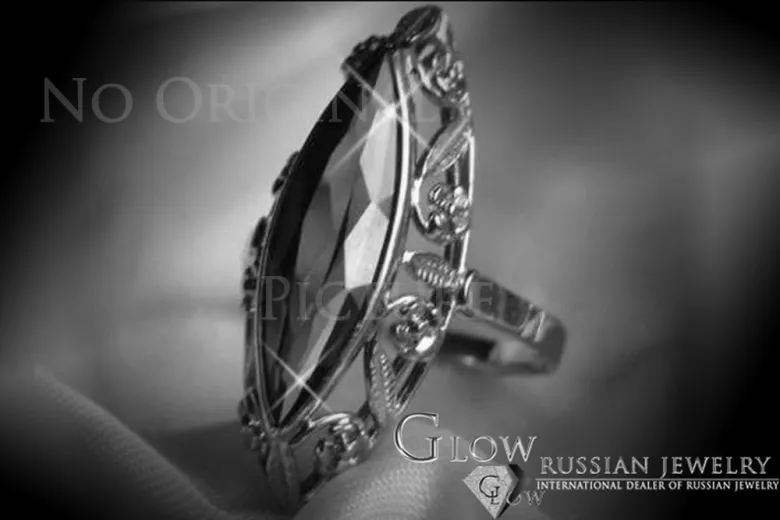 Russisch Sowjetrosa 14 Karat 585 Gold Alexandrit Rubin Smaragd Saphir Zirkon Ring vrc036