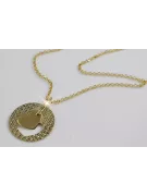 Gold pendant pendant ★ zlotychlopak.pl ★ Gold hallmark 585 333 low price