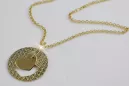 Colgante de oro colgante ★ https://zlotychlopak.pl/es/ ★ Marca del oro 585 333 bajo precio