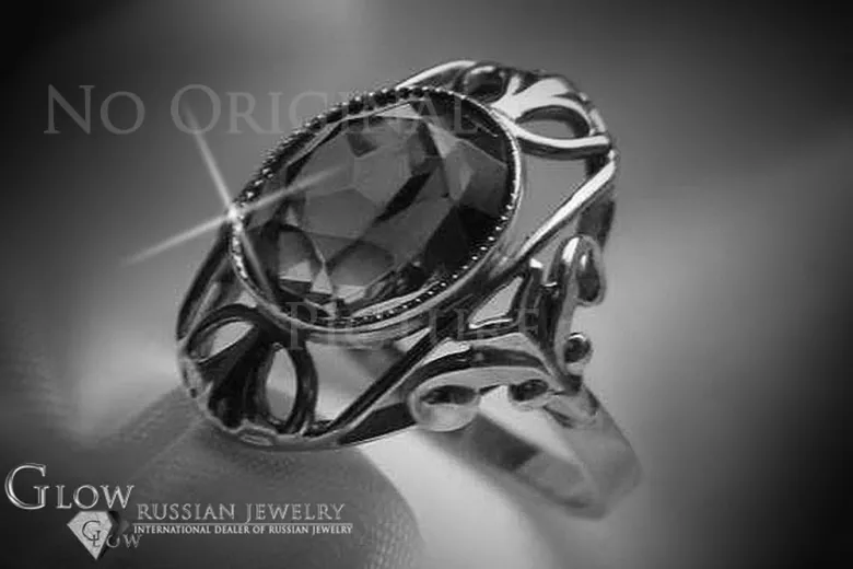 Russisch Sowjetrosa 14 Karat 585 Gold Alexandrit Rubin Smaragd Saphir Zirkon Ring vrc044