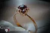 Russian Soviet Rose Gold Ring 14K Alexandrite Ruby Emerald Sapphire Zircon 585 vrc053
