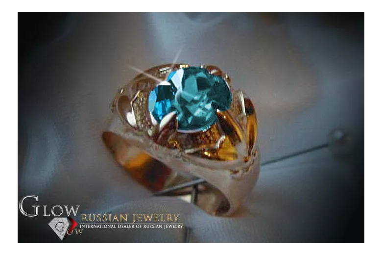Sovietic rus a crescut 14k 585 aur Alexandrite Ruby Emerald Safir Zircon inel vrc054