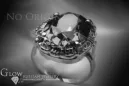 Ruso Soviet rosa 14k 585 oro Alejandrita Rubí Esmeralda Zafiro Zircón anillo vrc056