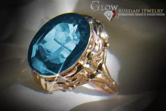 Rusă sovietică Rose Gold Ring 14K Alexandrite Ruby Emerald Safir Zircon 585 vrc061