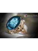 Russisch Sowjetrosa 14 Karat 585 Gold Alexandrit Rubin Smaragd Saphir Zirkon Ring vrc061