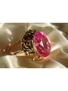 Sovietic rus a crescut 14k 585 aur Alexandrite Ruby Emerald Safir Zircon inel vrc061