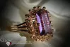 Russian Soviet Rose Gold Ring 14K Alexandrite Ruby Emerald Sapphire Zircon 585 vrc062