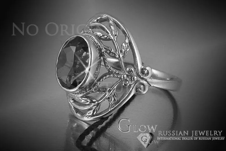 Russisch Sowjetrosa 14 Karat 585 Gold Alexandrit Rubin Smaragd Saphir Zirkon Ring vrc065