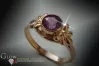 Russian Soviet Rose Gold Ring 14K Alexandrite Ruby Emerald Sapphire Zircon 585 vrc072