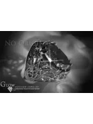 Radziecki 14k 585 złoty Rosyjski pierścionek z różowego złota z Aleksandrytem Rubinem Szafirem Szmaragdem Cyrkonią vrc074