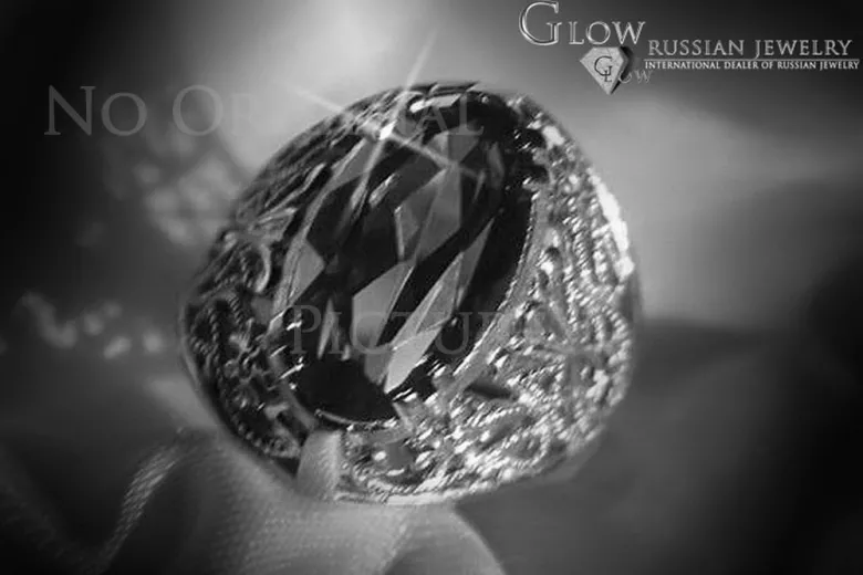 Руски Съветски роза 14k 585 злато Александрит Рубин Изумруд Сапфир Циркон пръстен vrc074