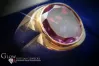 Russian Soviet Rose Gold Ring 14K Alexandrite Ruby Emerald Sapphire Zircon 585 vrc076