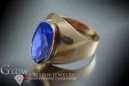 Radziecki 14k 585 złoty Rosyjski pierścionek z różowego złota z Aleksandrytem Rubinem Szafirem Szmaragdem Cyrkonią vrc077