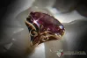 Russian Soviet Rose Gold Ring 14K Alexandrite Ruby Emerald Sapphire Zircon 585 vrc082