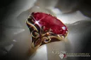 Russian Soviet rose 14k 585 gold Alexandrite Ruby Emerald Sapphire Zircon ring  vrc082