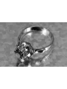 Russisch Sowjetrosa 14 Karat 585 Gold Alexandrit Rubin Smaragd Saphir Zirkon Ring vrc083