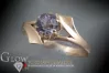 Russian Soviet Rose Gold Ring 14K Alexandrite Ruby Emerald Sapphire Zircon 585 vrc086