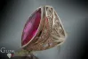 Russian Soviet Rose Gold Ring 14K Alexandrite Ruby Emerald Sapphire Zircon 585 vrc087