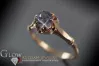 Russian Soviet Rose Gold Ring 14K Alexandrite Ruby Emerald Sapphire Zircon 585 vrc102