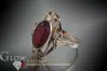 Russian Soviet Rose Gold Ring 14K Alexandrite Ruby Emerald Sapphire Zircon 585 vrc108